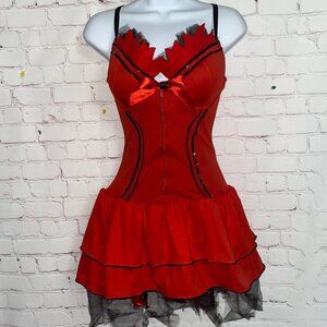 Sz.S*Party King*Red/Black Lingerie/Costume--Red Devil